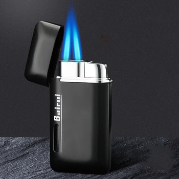 Metal Jet Metal Gas Lighter Firepower Two Torch Lighter Visible Gas Capacity For Cigar Pipe Powerful Windproof Gadgets For Man 
Metal Jet Metal Gas Lighter Firepower Two Torch Lighter Visible Gas Capacity For Cigar Pipe Powerful Windproof Gadgets For Man