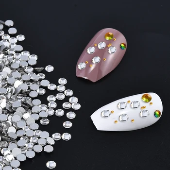 1000/1440pcs Super Glitter Flatback Glass Nail Art Rhinestones 3D Charms Stone AB Clear DIY Crystal Decoration Manicure Sticker
1000/1440pcs Super Glitter Flatback Glass Nail Art Rhinestones 3D Charms Stone AB Clear DIY Crystal Decoration Manicure Sticker
