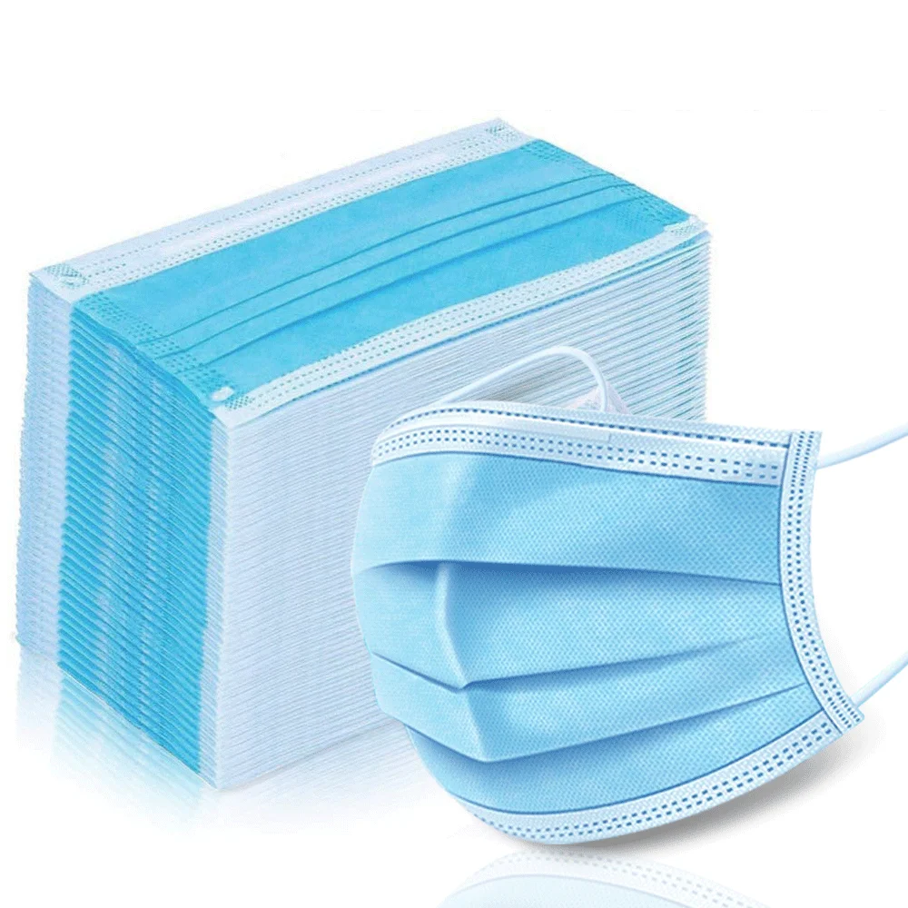 Masks disposable medical protective masks 3 layers blue adult 50pcs / bag
Masks disposable medical protective masks 3 layers blue adult 50pcs / bag