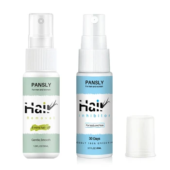 PANSLY 1 Bottle Permanent Hair Growth Inhibitor for Beard Bikini Intimate Facial Leg Body & 1 Bottle Hair Removal Cream Spray Bo
PANSLY 1 Bottle Permanent Hair Growth Inhibitor for Beard Bikini Intimate Facial Leg Body & 1 Bottle Hair Removal Cream Spray Bo