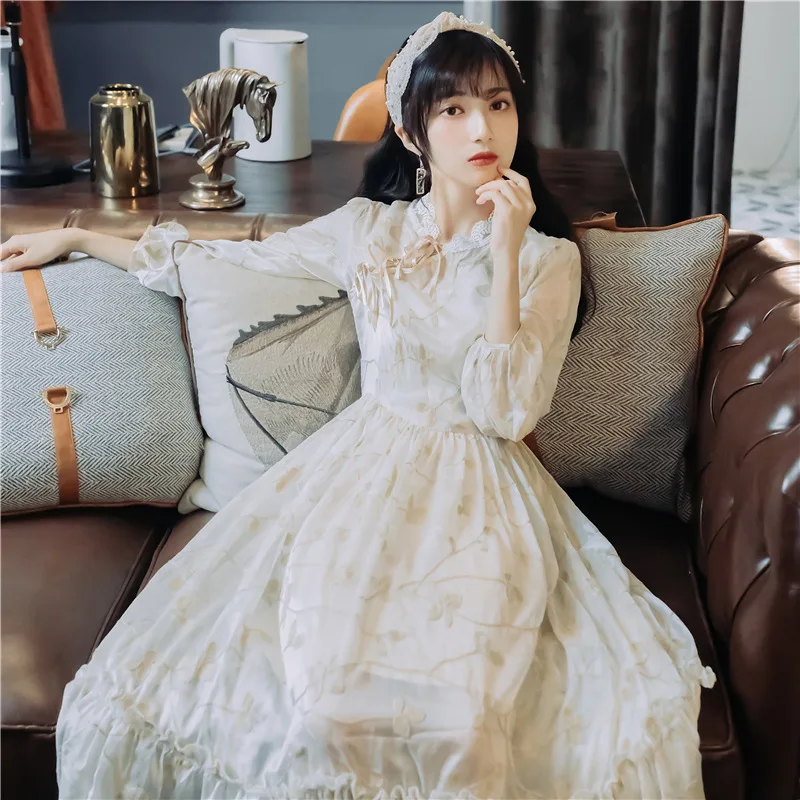 Early Spring New Style National Style Embroidery Daily Loose Modified Version of Hanfu Improved Cheongsam Dress Holiday Dress
Early Spring New Style National Style Embroidery Daily Loose Modified Version of Hanfu Improved Cheongsam Dress Holiday Dress
