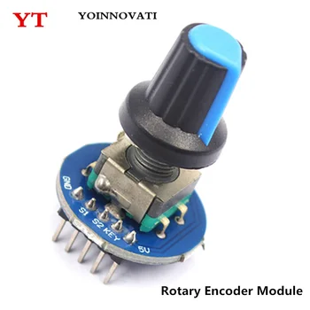 Rotary Encoder Module for Arduino Brick Sensor Development Round Audio Rotating Potentiometer Knob Cap EC11
Rotary Encoder Module for Arduino Brick Sensor Development Round Audio Rotating Potentiometer Knob Cap EC11