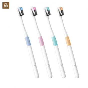 Youpin Manual Toothbrush with Travel Box 4 Pieces Colorful High-quality Toothbrush Soft Bristles Toothbrush for home and travel
Youpin Manual Toothbrush with Travel Box 4 Pieces Colorful High-quality Toothbrush Soft Bristles Toothbrush for home and travel