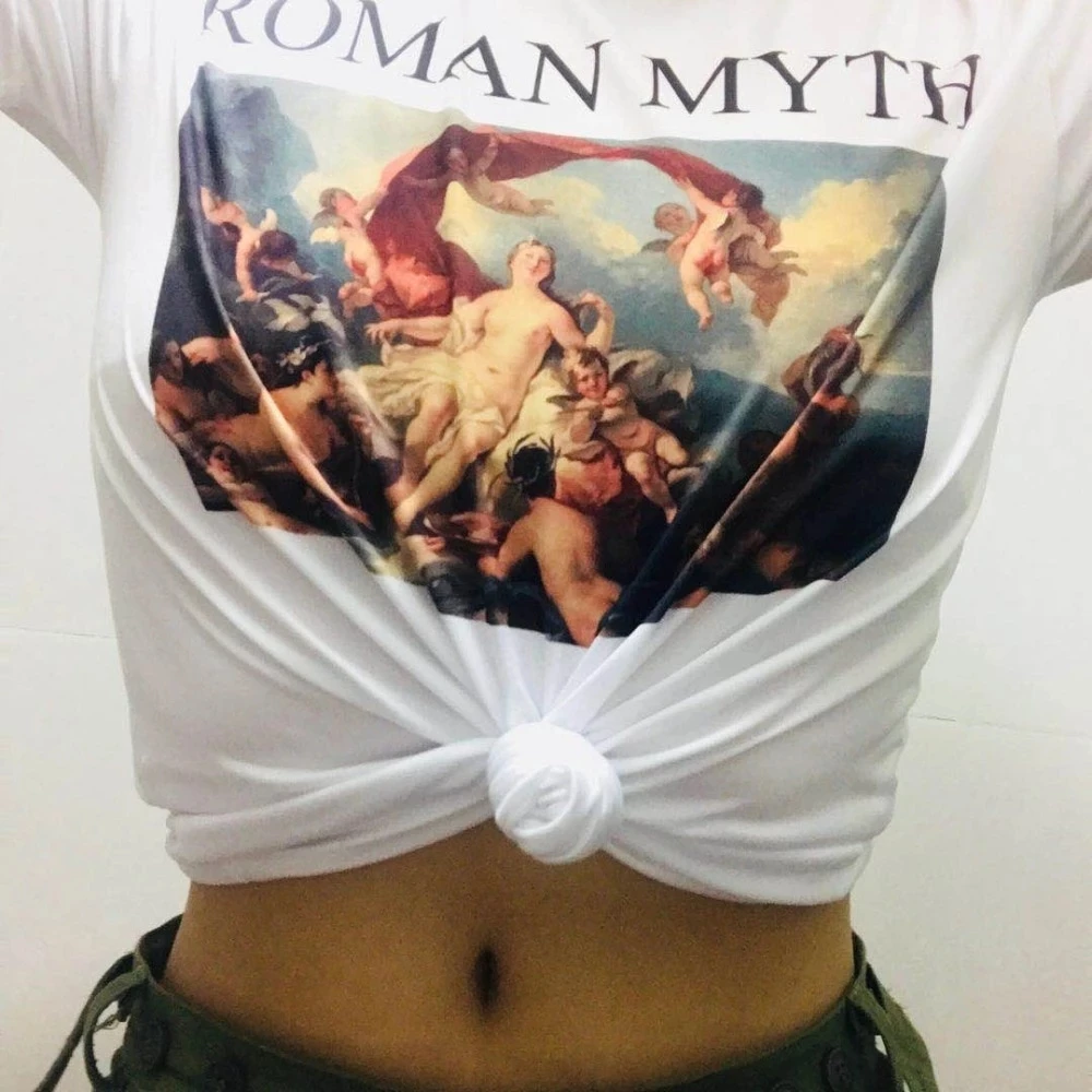 Fashionshow-JF Roman Myth the Birth of Venus Printed T Shirt Pierre Jacques Cazes Art Printing Cotton Short Sleeve Tee Tops
Fashionshow-JF Roman Myth the Birth of Venus Printed T Shirt Pierre Jacques Cazes Art Printing Cotton Short Sleeve Tee Tops
