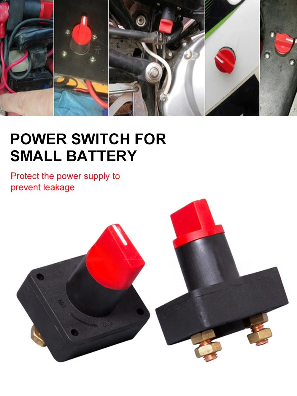 100A 12V Battery Switch Isolator Battery Disconnect Switch Kill On/Off Switch for Boats Cars Trucks Yachts Rotary Switch Cut
100A 12V Battery Switch Isolator Battery Disconnect Switch Kill On/Off Switch for Boats Cars Trucks Yachts Rotary Switch Cut