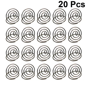 20 Pcs Card Clips Stainless Steel Table Memo Menu Card Holders Clips Stereo Circle Note Table Number Holders Party Decorations
20 Pcs Card Clips Stainless Steel Table Memo Menu Card Holders Clips Stereo Circle Note Table Number Holders Party Decorations