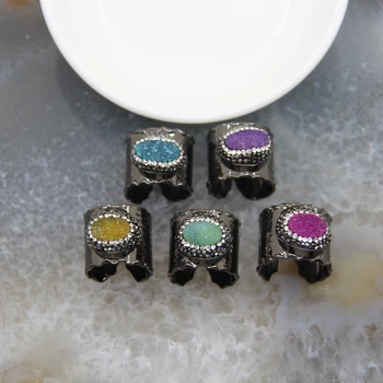5pcs/lot,Colourful Oval Paved Rhinestones Rings,Druzy Geode Gunmetal Rings,Natural Quartz Drusy Stones Adjustable Copper Rings
5pcs/lot,Colourful Oval Paved Rhinestones Rings,Druzy Geode Gunmetal Rings,Natural Quartz Drusy Stones Adjustable Copper Rings