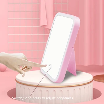 LED Makeup Mirror Illuminated Cosmetic Table Mirror With Light for Make Up Adjustable Light Touch Screen Dimmer 24 Lamp Beads
LED Makeup Mirror Illuminated Cosmetic Table Mirror With Light for Make Up Adjustable Light Touch Screen Dimmer 24 Lamp Beads