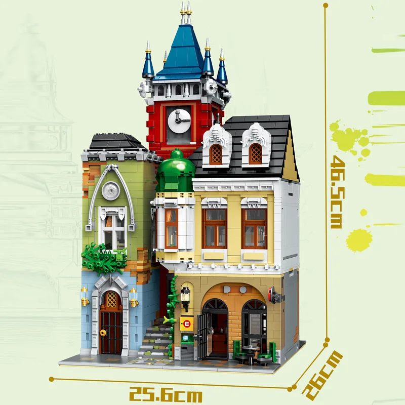 QL0924 MOC City Street Building Model The Brickstive Old Town Pub Set Building Blocks Bricks Christmas Gifts Toys for Children
QL0924 MOC City Street Building Model The Brickstive Old Town Pub Set Building Blocks Bricks Christmas Gifts Toys for Children