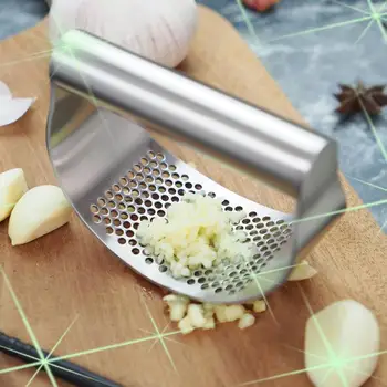Stainless Steel Garlic Press Manual Press Garlic Tools Easy Use Handheld Squeezer Ginger Garlic Tool Garlic Chopper Kitchen Tool
Stainless Steel Garlic Press Manual Press Garlic Tools Easy Use Handheld Squeezer Ginger Garlic Tool Garlic Chopper Kitchen Tool