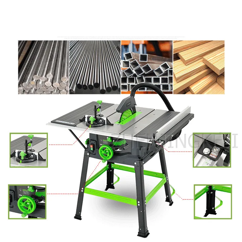 Table saw деѬевообѬабока sierra de mesa para mader Woodworking Tools Cutting Machine Iron Plate Plastic Aluminum Panel Saw
Table saw деѬевообѬабока sierra de mesa para mader Woodworking Tools Cutting Machine Iron Plate Plastic Aluminum Panel Saw