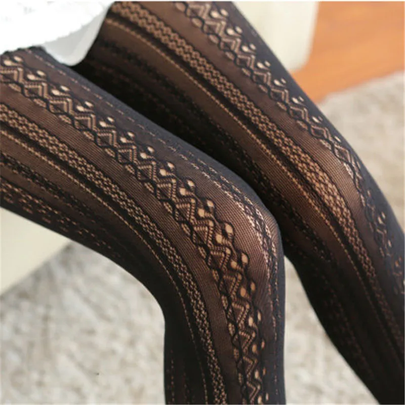 

Girls Ladies Women Pantyhose Knitted Cotton Solid Tights Stockings Fashion Winter Autumn Warm Crochet Pantyhose Women Clothing