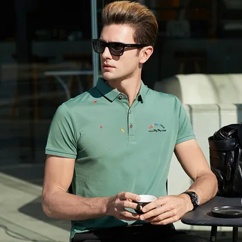 2020 MEN'S Smart Casual T-shirts New Embroidered Short Sleeve Solid Color MEN'S Top Tees Shirt T Shirt Men Tshirt 2005 
2020 MEN'S Smart Casual T-shirts New Embroidered Short Sleeve Solid Color MEN'S Top Tees Shirt T Shirt Men Tshirt 2005