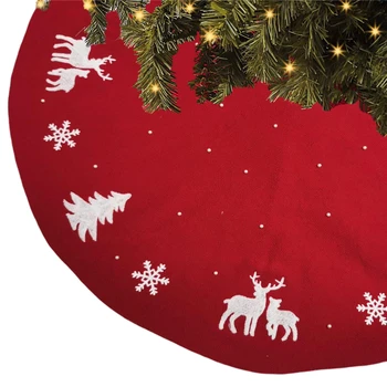 2020 New Knitted Warm Christmas Tree Skirts Mat Reindeer Pattern Xmas Festival Party Accessories Decorations for Home Office
2020 New Knitted Warm Christmas Tree Skirts Mat Reindeer Pattern Xmas Festival Party Accessories Decorations for Home Office