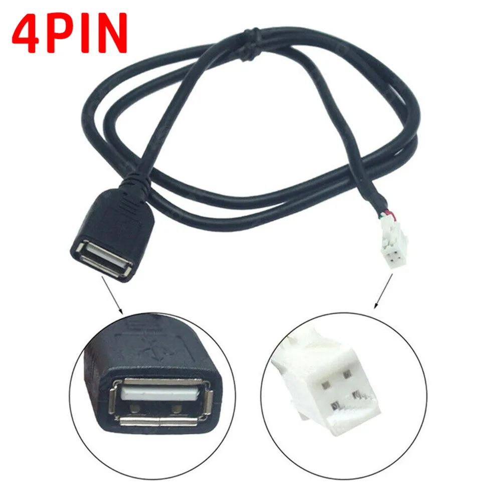 2 Pcs Vehicle 4Pin And 6Pin Connector USB Extension Cable Adapter Black Fits Car Radio Stereo 75 Cm Car Electronics Accessories
2 Pcs Vehicle 4Pin And 6Pin Connector USB Extension Cable Adapter Black Fits Car Radio Stereo 75 Cm Car Electronics Accessories