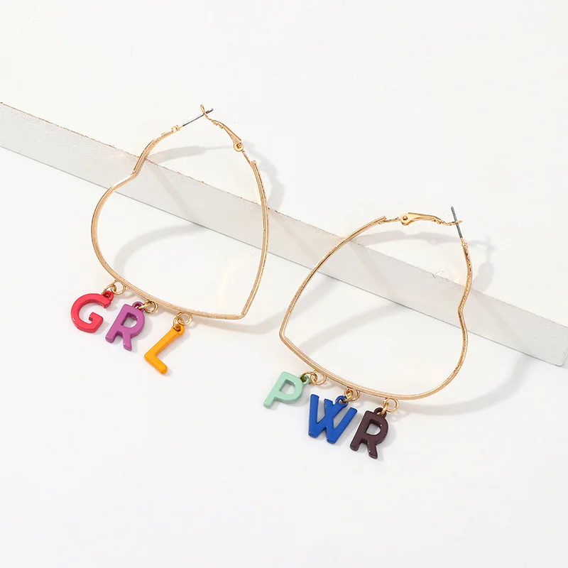 EZ1845 Cross-Border European And American-Style New Style Ear Stud-Style Creative Lovely da er quan Lettered Girl POWER Earrings
EZ1845 Cross-Border European And American-Style New Style Ear Stud-Style Creative Lovely da er quan Lettered Girl POWER Earrings