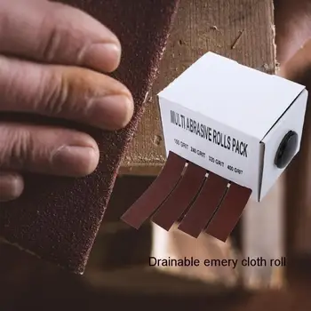 4roll/box Sanding Belt Drawable Emery Cloth Nylon Tensile Resistance Fine Grinding Polishing Sandpaper Wood Grinding Roll Belts
4roll/box Sanding Belt Drawable Emery Cloth Nylon Tensile Resistance Fine Grinding Polishing Sandpaper Wood Grinding Roll Belts