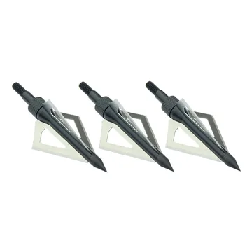 3pcs Archery 3 Blade Broadheads 100 Grain Arrow Tips Arrowhead Accessory for Crossbow Compound Bow
3pcs Archery 3 Blade Broadheads 100 Grain Arrow Tips Arrowhead Accessory for Crossbow Compound Bow