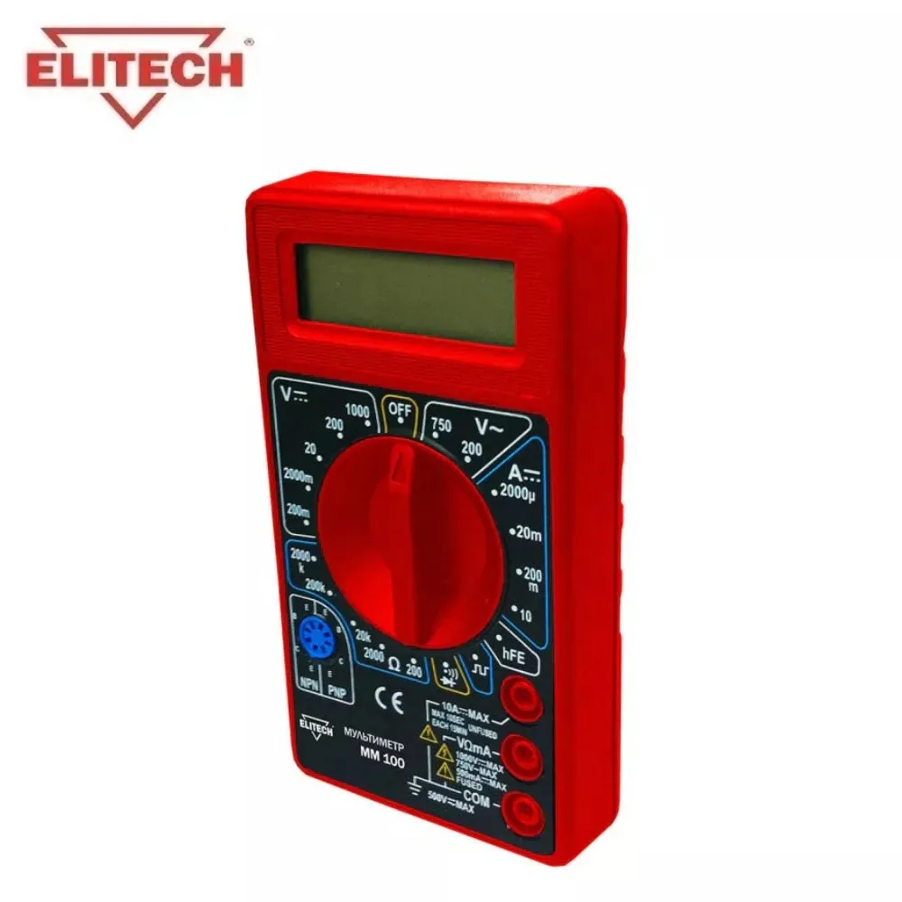 Elitech MM 100 multimeter Measurement and Analysis Tools instroments | Инструменты
