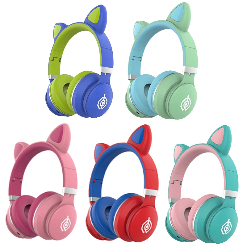 LED Headphones Bluetooth 5.0 Cat Ear Headset Stereo Music Player Earbuds Support TF Card Wired/Wireless Headphones with Mic
LED Headphones Bluetooth 5.0 Cat Ear Headset Stereo Music Player Earbuds Support TF Card Wired/Wireless Headphones with Mic