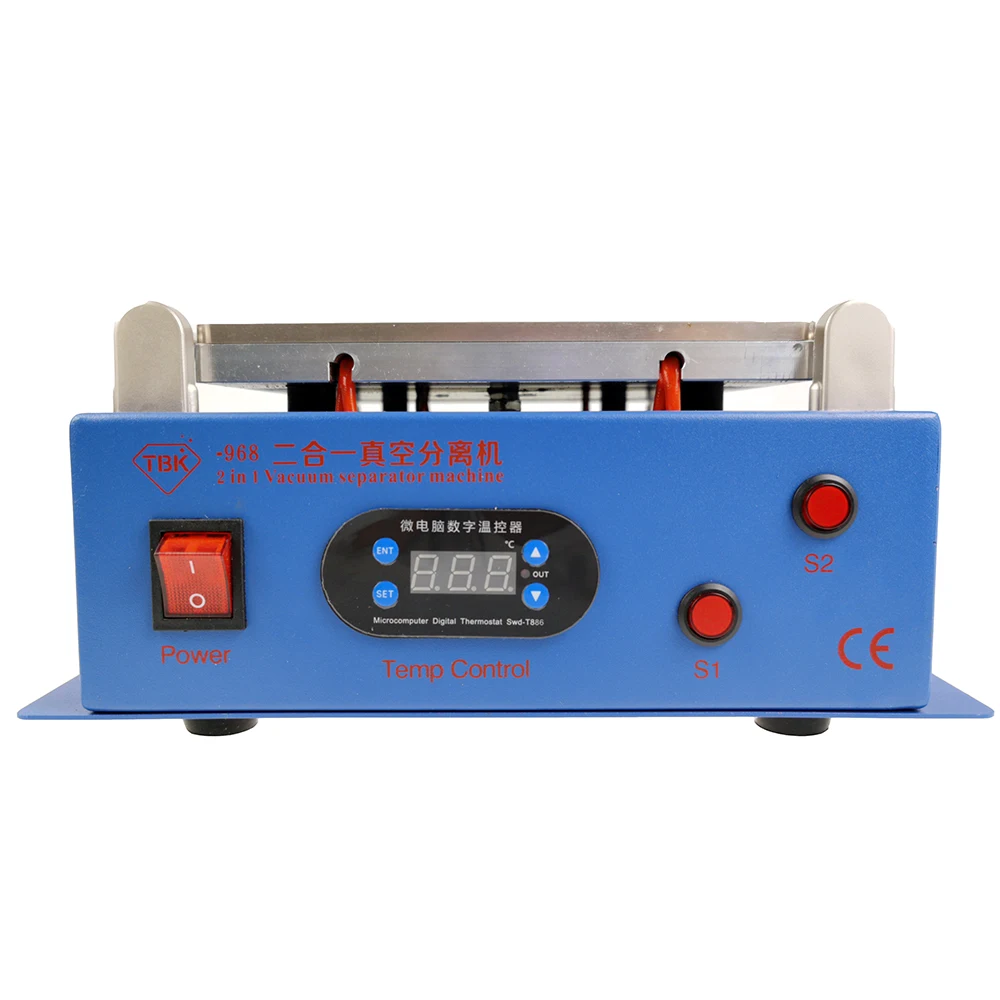 Mobile phone and tablet two-in-one separator TBK 968 LCD screen separator flat suction separator built-in pump separator
Mobile phone and tablet two-in-one separator TBK 968 LCD screen separator flat suction separator built-in pump separator