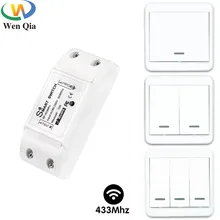 220V Smart Wireless Light Switch Rf 433MHz Push Button Switch Wall Panel Remote Control Home LED/Lamp/Fan/Bulb ON OFF 10A Relay
220V Smart Wireless Light Switch Rf 433MHz Push Button Switch Wall Panel Remote Control Home LED/Lamp/Fan/Bulb ON OFF 10A Relay