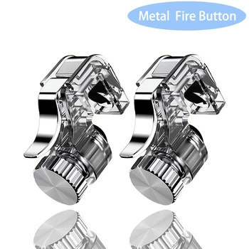 2pcs Metal Smart Phone Mobile Gaming Trigger Joystick for PUBG Mobile Gamepad Fire Button Aim Key L1R1 Shooter Pubg Controller
2pcs Metal Smart Phone Mobile Gaming Trigger Joystick for PUBG Mobile Gamepad Fire Button Aim Key L1R1 Shooter Pubg Controller