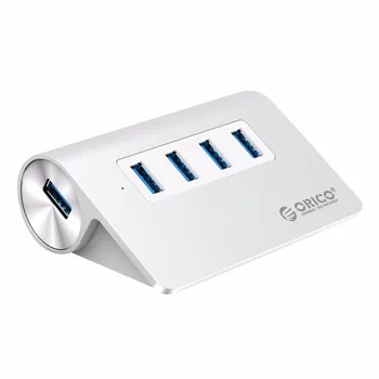 ORICO USB 3.0 HUB 4 Ports Splitter Aluminum USB Cable High Speed 5Gbps External Compatible Windows Mac PC Laptop
ORICO USB 3.0 HUB 4 Ports Splitter Aluminum USB Cable High Speed 5Gbps External Compatible Windows Mac PC Laptop