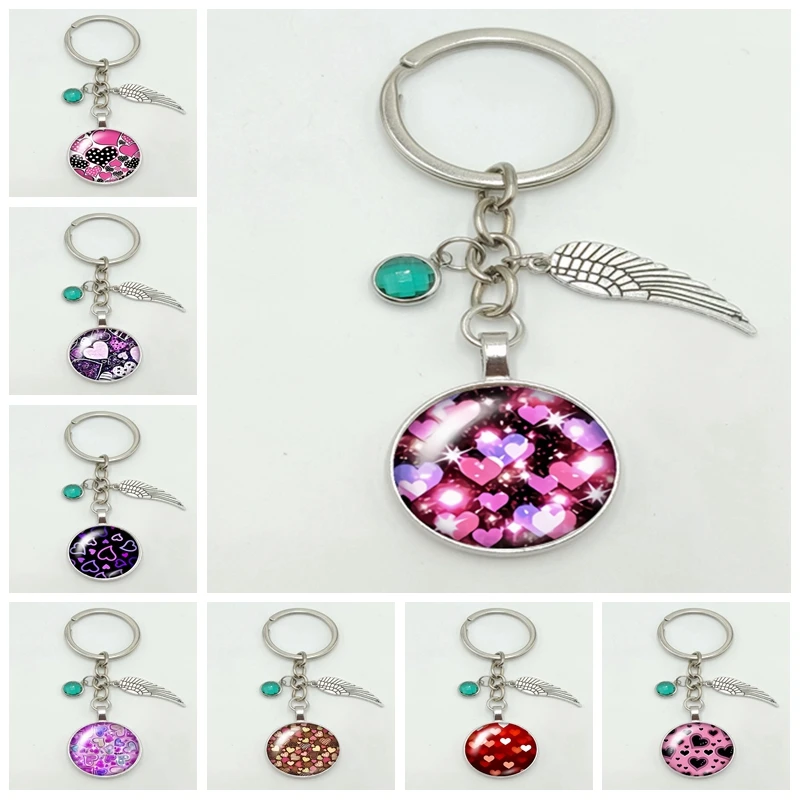 2020 New Sweet Romantic Style Color Love Series Pattern Glass Cabochon Alloy Tassel Key Chain Jewelry Small Gift
2020 New Sweet Romantic Style Color Love Series Pattern Glass Cabochon Alloy Tassel Key Chain Jewelry Small Gift