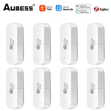 8pcs Aubess Tuya ZigBee Smart Temperature Humidity Sensor Monitoring Reminder Temperature Humidity Via Smart Life Remote Control
8pcs Aubess Tuya ZigBee Smart Temperature Humidity Sensor Monitoring Reminder Temperature Humidity Via Smart Life Remote Control
