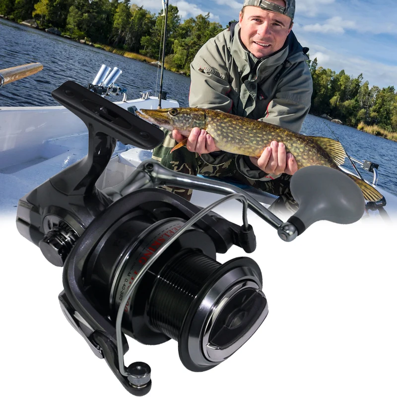 Yumoshi 13+1 Bearing Balls Spinning reel 3.8: 1 Trolling Reel All metal Reel Hand Fishing Reel Metal Fishing Reels
Yumoshi 13+1 Bearing Balls Spinning reel 3.8: 1 Trolling Reel All metal Reel Hand Fishing Reel Metal Fishing Reels