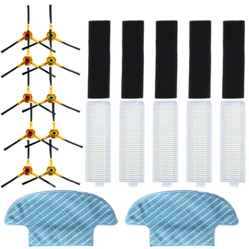 10pcs Side Brush +5*Filters +5*Sponges +2*Mop cloth Kit For Ecovacs Deebot Slim DA60 Vacuum Cleaner Parts Accessories Brushes
10pcs Side Brush +5*Filters +5*Sponges +2*Mop cloth Kit For Ecovacs Deebot Slim DA60 Vacuum Cleaner Parts Accessories Brushes