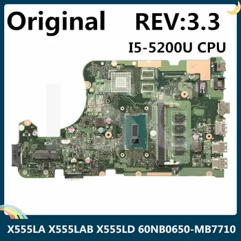 LSC For ASUS X555LA X555LAB X555LD Laptop Motherboard With SR23Y I5-5200U CPU 4GB RAM REV:3.3 60NB0650-MB7710
LSC For ASUS X555LA X555LAB X555LD Laptop Motherboard With SR23Y I5-5200U CPU 4GB RAM REV:3.3 60NB0650-MB7710