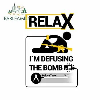 EARLFAMILY 13cm x 9.3cm for Relax Defusing Bomb Gun Decal Waterproof RV Trunk Bumper Car Stickers Windows Refrigerator Graphics
EARLFAMILY 13cm x 9.3cm for Relax Defusing Bomb Gun Decal Waterproof RV Trunk Bumper Car Stickers Windows Refrigerator Graphics