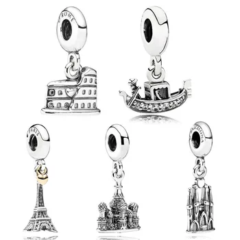 Original Vintage Roman Colosseum Paris Eiffel Tower Pendant Bead Fit Bracelet 925 Sterling Silver Charm Jewelry 
Original Vintage Roman Colosseum Paris Eiffel Tower Pendant Bead Fit Bracelet 925 Sterling Silver Charm Jewelry