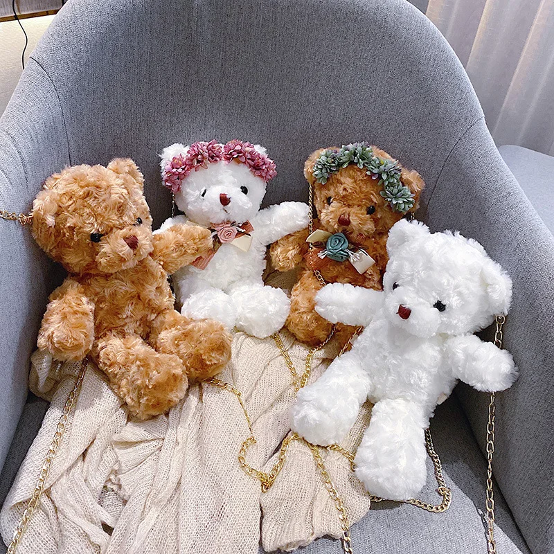 2019 New Style Winter Cute Cartoon Plush Bear Pillow Embossed Velvet Shoulder WOMEN'S Bag
2019 New Style Winter Cute Cartoon Plush Bear Pillow Embossed Velvet Shoulder WOMEN'S Bag