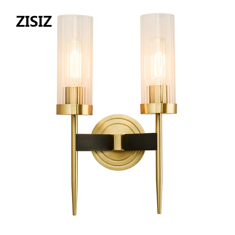 Wandlamp LED Wall Lamp for Bedroom Modern Copper Glass Lampshade Wall Sconces Bedside TV Background Decoration Light Fixtures
Wandlamp LED Wall Lamp for Bedroom Modern Copper Glass Lampshade Wall Sconces Bedside TV Background Decoration Light Fixtures