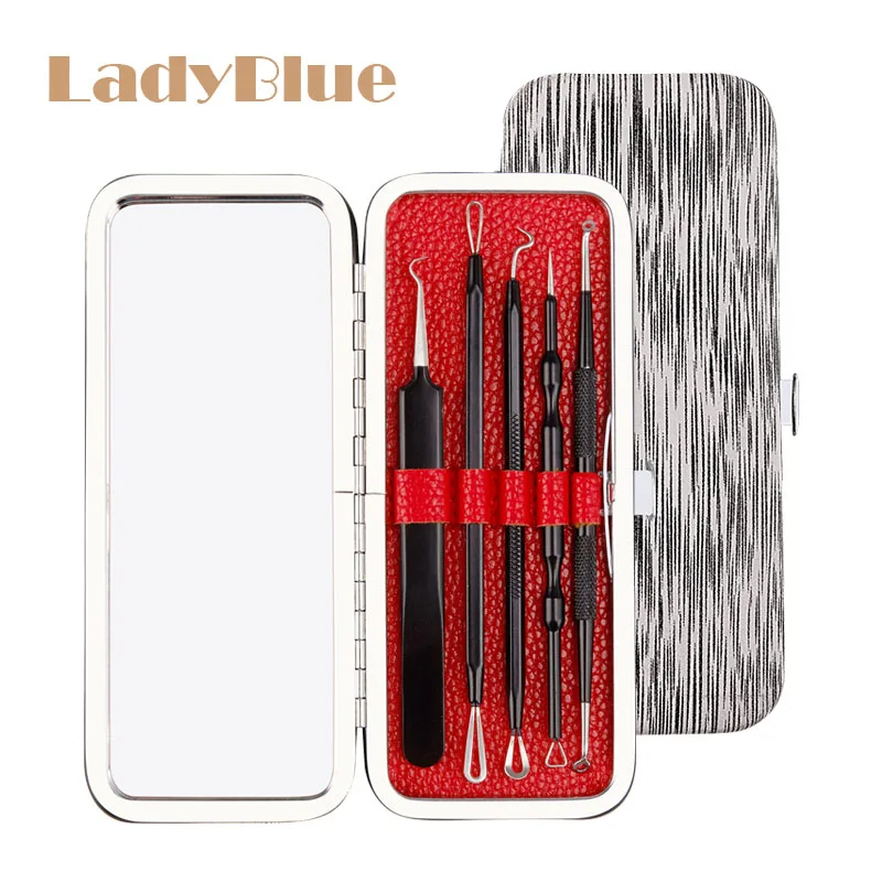 5pcs/set Acne Needle Face Skin Care Tools Set Pore Spot Cleaner Blackhead Blemish Pimples Removers Blackhead tool
5pcs/set Acne Needle Face Skin Care Tools Set Pore Spot Cleaner Blackhead Blemish Pimples Removers Blackhead tool