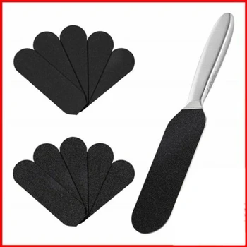 1PC Stainless Steel Pedicure Foot File Callus Remover Double Side Foot File Dead Skin Planer w/10pcs Dry Sanding Paper Set
1PC Stainless Steel Pedicure Foot File Callus Remover Double Side Foot File Dead Skin Planer w/10pcs Dry Sanding Paper Set