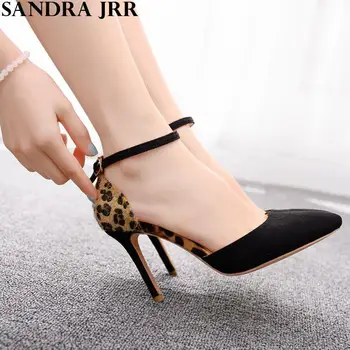 SANDRA JRR Women Spring Autumn Heels Pointed Toe Ankle Buckle High Stiletto Heels Leopard Pumps Sexy Party Club Shoes 9 cm Heel
SANDRA JRR Women Spring Autumn Heels Pointed Toe Ankle Buckle High Stiletto Heels Leopard Pumps Sexy Party Club Shoes 9 cm Heel