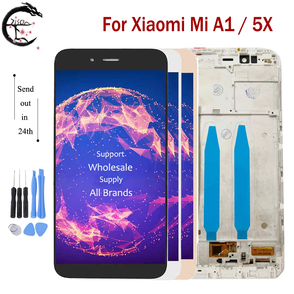 5.5" New LCD With Frame For Xiaomi Mi A1 5X LCD Display Screen Touch Sensor Digitizer Assembly Replacement MiA1 Mi5X Display
5.5" New LCD With Frame For Xiaomi Mi A1 5X LCD Display Screen Touch Sensor Digitizer Assembly Replacement MiA1 Mi5X Display