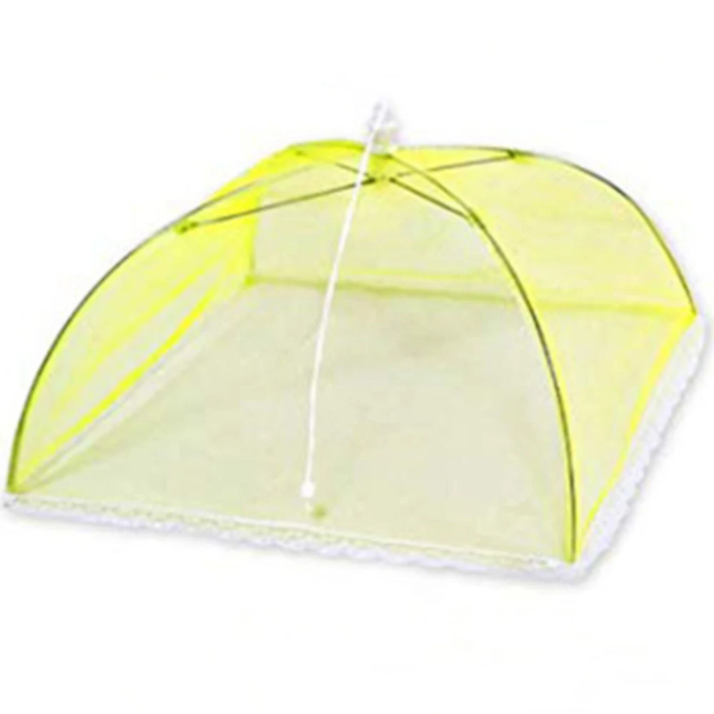 

Pop-Up Mesh Screen Protect Food Cover Tent Dome Net Umbrella Picnic Kitchen Folded Mesh Anti Fly Mosquito Umbrella