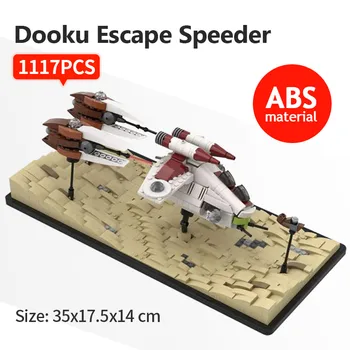 Star Series Wars Bricks Dooku Escape Speeder Chase Micro LAAT Geonosian Fighter Episode Building Blocks Kids Diy Toys Xmas Gift 
Star Series Wars Bricks Dooku Escape Speeder Chase Micro LAAT Geonosian Fighter Episode Building Blocks Kids Diy Toys Xmas Gift