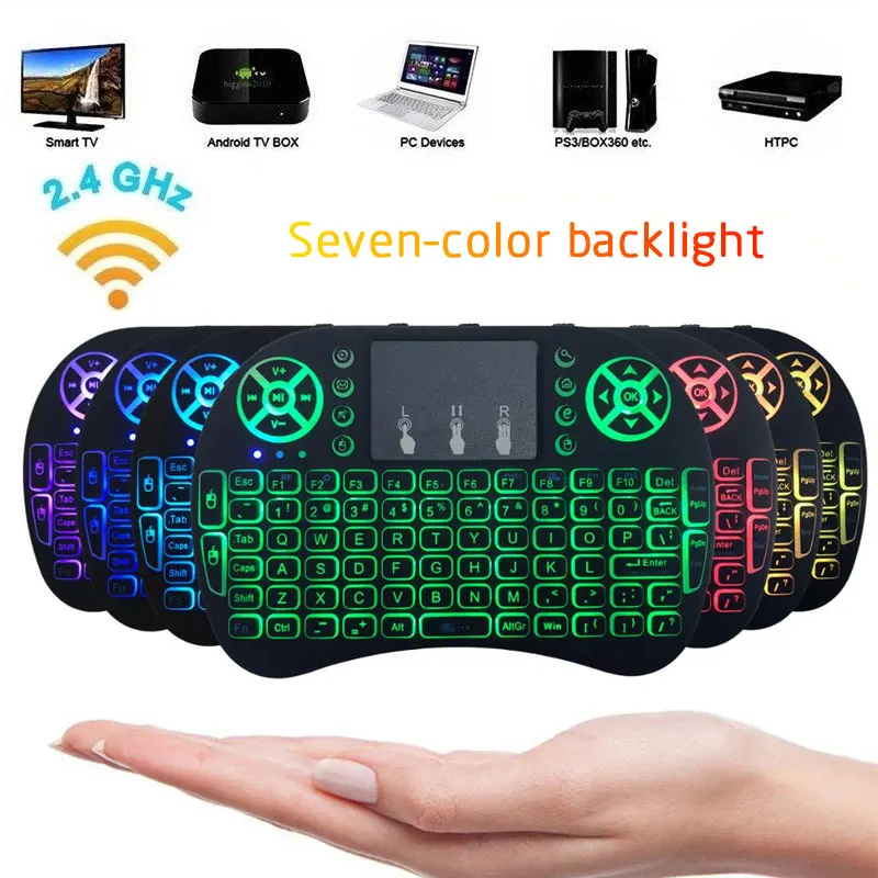 i8 Wireless Keyboard Air Mouse French/Russia/English/Spanish Version 2.4GHz Teclado Touchpad Handheld for Android TV BOX PC
i8 Wireless Keyboard Air Mouse French/Russia/English/Spanish Version 2.4GHz Teclado Touchpad Handheld for Android TV BOX PC