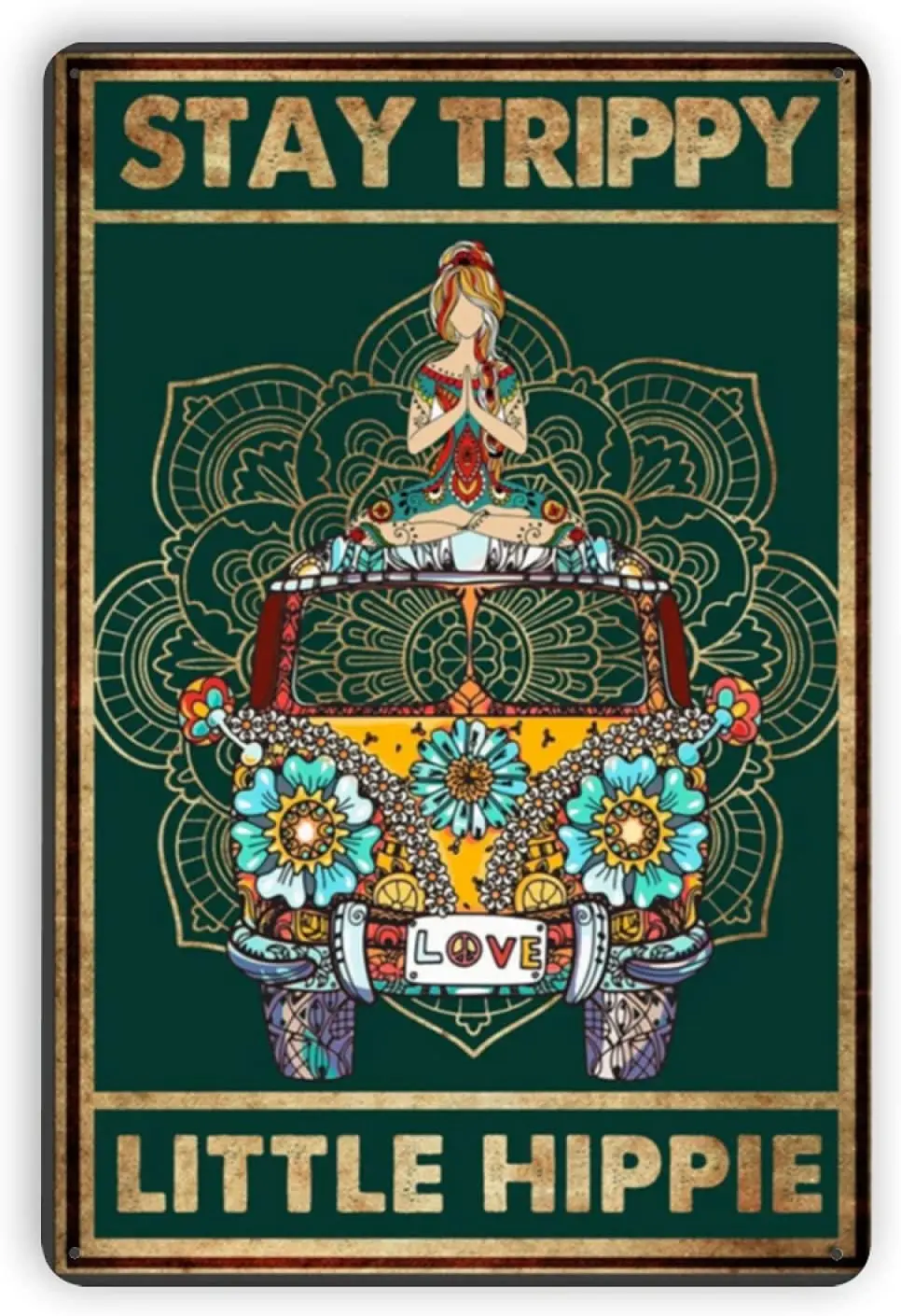 Ovonetune Yoga Metal Tin Signs, Stay Trippy Little Hippie Vintage Art Tin Sign Decorations Plaque fo Bars Club Cafe Home Kitchen
Ovonetune Yoga Metal Tin Signs, Stay Trippy Little Hippie Vintage Art Tin Sign Decorations Plaque fo Bars Club Cafe Home Kitchen