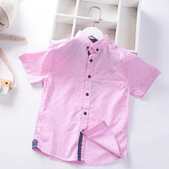 cotton summer turn down collar boys casual shirts pink kids shirt children's clothing
cotton summer turn down collar boys casual shirts pink kids shirt children's clothing