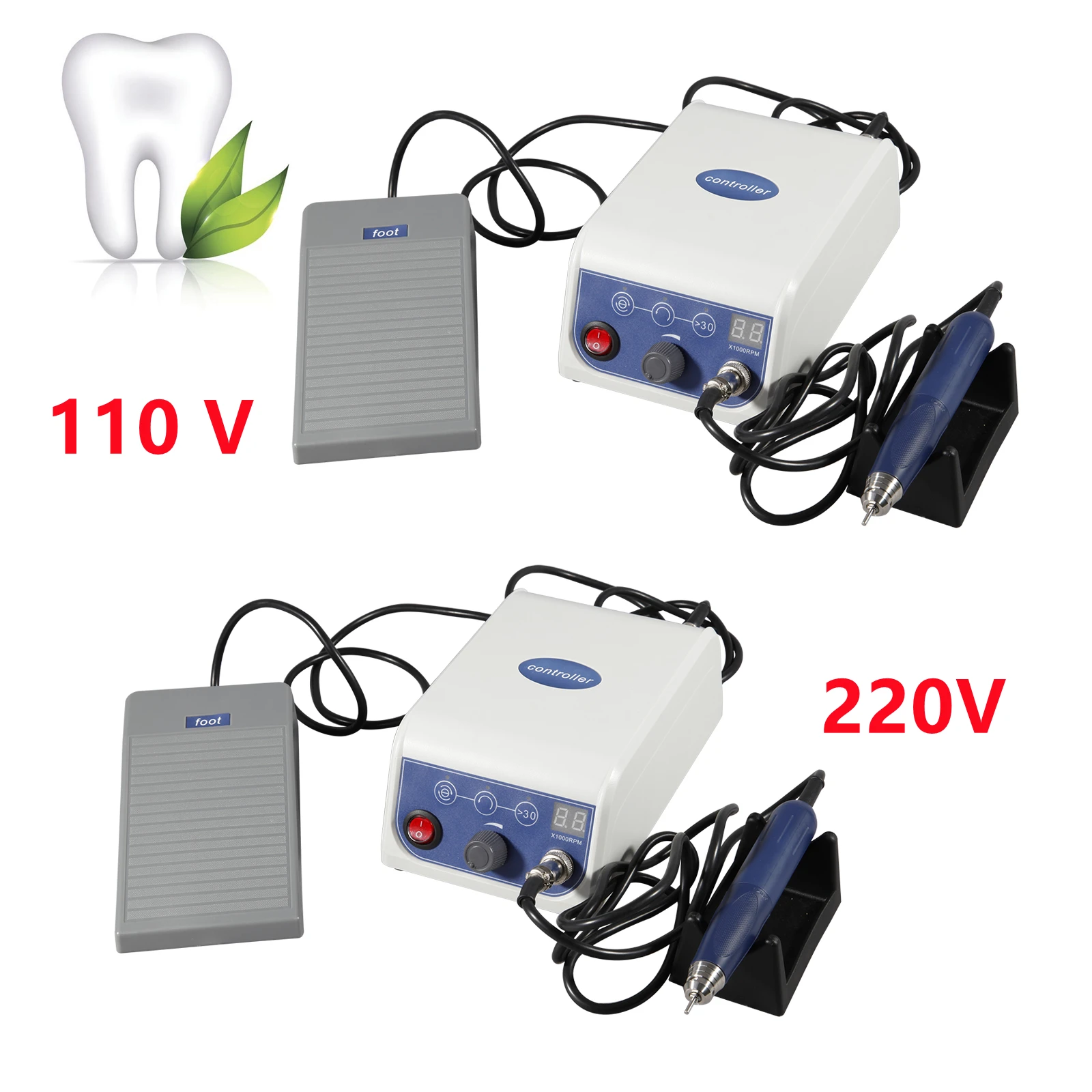 110-220V Dental Lab Marathon Electric Micromotor Brushless Machine Unit With 50000rpm Handpiece Set Portable Dental Equipment
110-220V Dental Lab Marathon Electric Micromotor Brushless Machine Unit With 50000rpm Handpiece Set Portable Dental Equipment