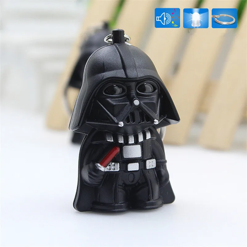 Star Wars Doll Figures Toys Anime Sound Light Up LED Star Wars Darth Vader Keychains Pendant Gifts
Star Wars Doll Figures Toys Anime Sound Light Up LED Star Wars Darth Vader Keychains Pendant Gifts