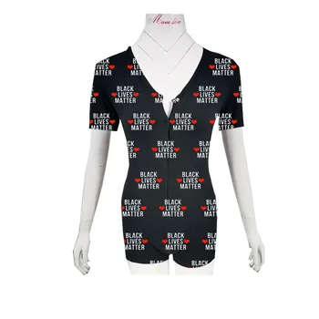 Mom Lover Brand Fashion Black Material Of Life Logo Short Sleeve Plus Size Underwear Onesie Ladies Short Sleeve Onesie Women
Mom Lover Brand Fashion Black Material Of Life Logo Short Sleeve Plus Size Underwear Onesie Ladies Short Sleeve Onesie Women