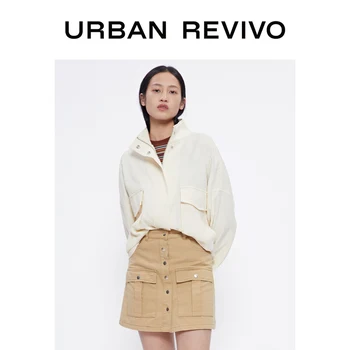 UR Spring New Women Youth Jacket High Neck Front Pockets Design Long Sleeves Solid Colour Jacket YL07S1EN2001
UR Spring New Women Youth Jacket High Neck Front Pockets Design Long Sleeves Solid Colour Jacket YL07S1EN2001